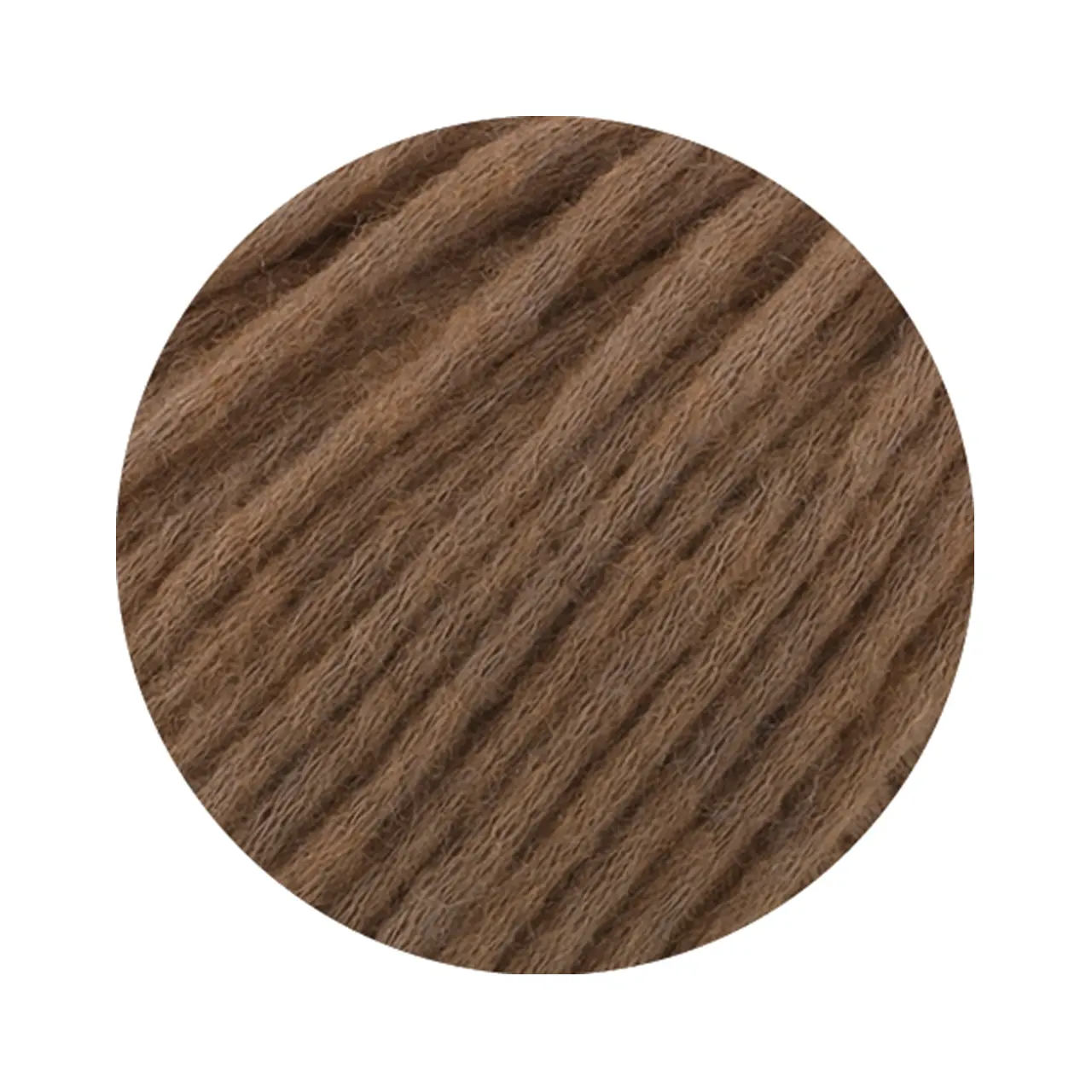Winter Softness 28 Taupe von Lana Grossa. Zartes Baumwollschlauchgarn voluminös ágefüllt ámit flauschigen Merinofasern