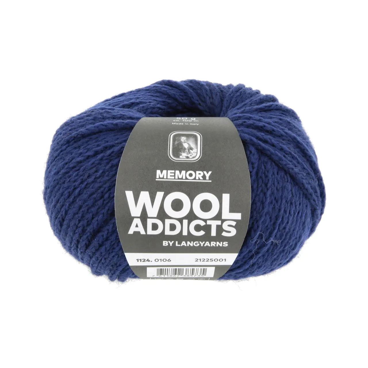 Memory 106 Juniper von Lang Yarns. This yarn makes it even easier to create memories with other knitters and crocheters. The yarn consists of 88% Merino Superfine and is coated with an anti-felt layer that keeps the yarn fibers nicely in place and extra stable.