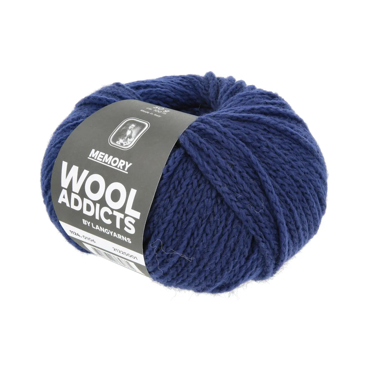 Memory 106 Juniper von Lang Yarns. This yarn makes it even easier to create memories with other knitters and crocheters. The yarn consists of 88% Merino Superfine and is coated with an anti-felt layer that keeps the yarn fibers nicely in place and extra stable.
