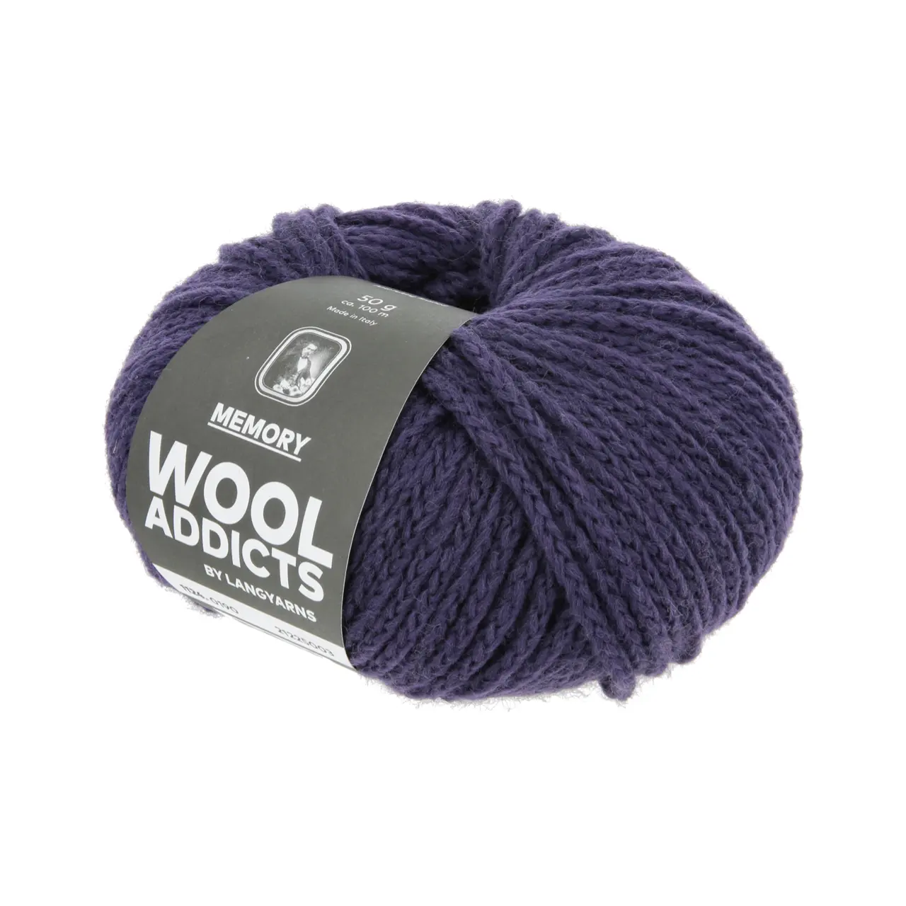 Memory 190 Blackberry von Lang Yarns. This yarn makes it even easier to create memories with other knitters and crocheters. The yarn consists of 88% Merino Superfine and is coated with an anti-felt layer that keeps the yarn fibers nicely in place and extra stable.