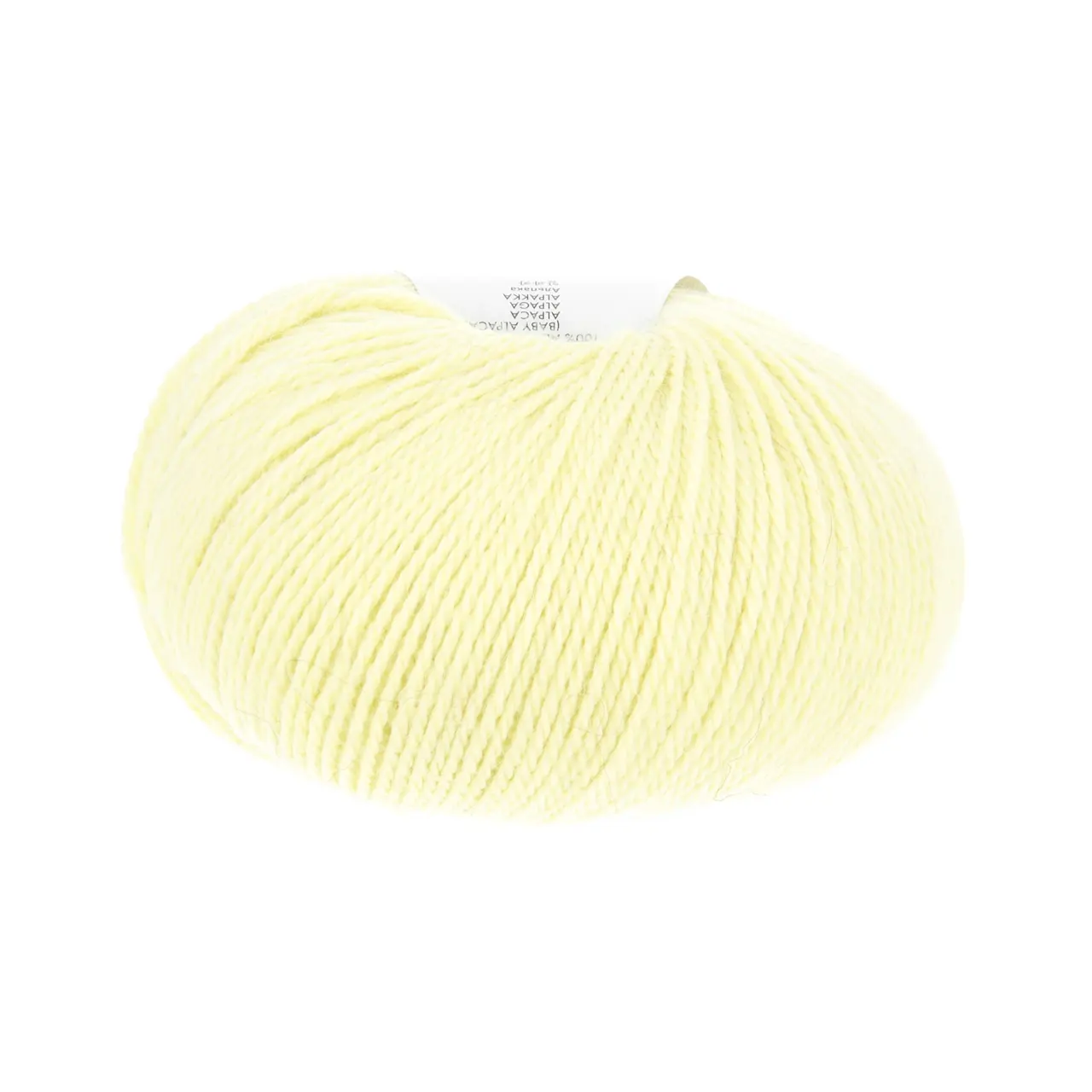 Baby Alpaca 12 Baby Gelb von Lang Yarns. Feinstes Baby Alpaca — eine Traumfaser in ungefärbten Naturmélangetönen und aktuellen Modefarben — der pure Luxus. Easywash ist eine enzymatische Behandlung der Alpakafasern welche komplett auf den Einsatz von umweltschädigenden Chemikalien verzichtet. Easywash ist Bluesign Reach und OEKO-TEX*zertifiziert. * Zertifikatsnummer