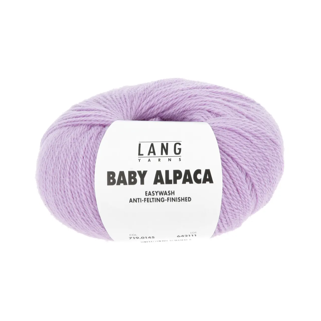 Baby Alpaca 145 Mauve von Lang Yarns. Feinstes Baby Alpaca — eine Traumfaser in ungefärbten Naturmélangetönen und aktuellen Modefarben — der pure Luxus. Easywash ist eine enzymatische Behandlung der Alpakafasern welche komplett auf den Einsatz von umweltschädigenden Chemikalien verzichtet. Easywash ist Bluesign Reach und OEKO-TEX*zertifiziert. * Zertifikatsnummer