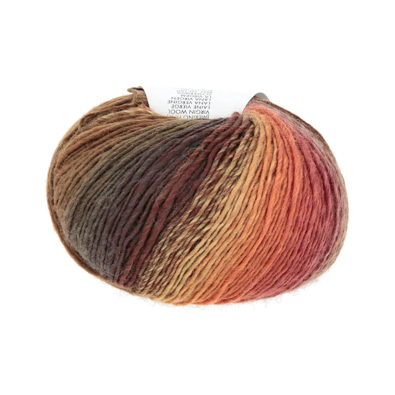Mille Colori Baby 218 Braun/Waldgrün/Aubergine von Lang Yarns. Rund 40% des gesamten Wollaufkommens stammt von Merinoschafen und das in allerbester Qualität. Die Fasern sind fein und stark gekräuselt dadurch fühlen sie sich äusserst geschmeidig an und sind zugleich elastisch und formbeständig. Die wunderbaren Eigenschaften von Schafwolle sind bei Merinoqualitäten besonders ausgeprägt. Diese Qualität ist aus feiner australischer Merinowolle. Hergestellt aus erstklassiger Rohwolle mit dem ganzen Know How