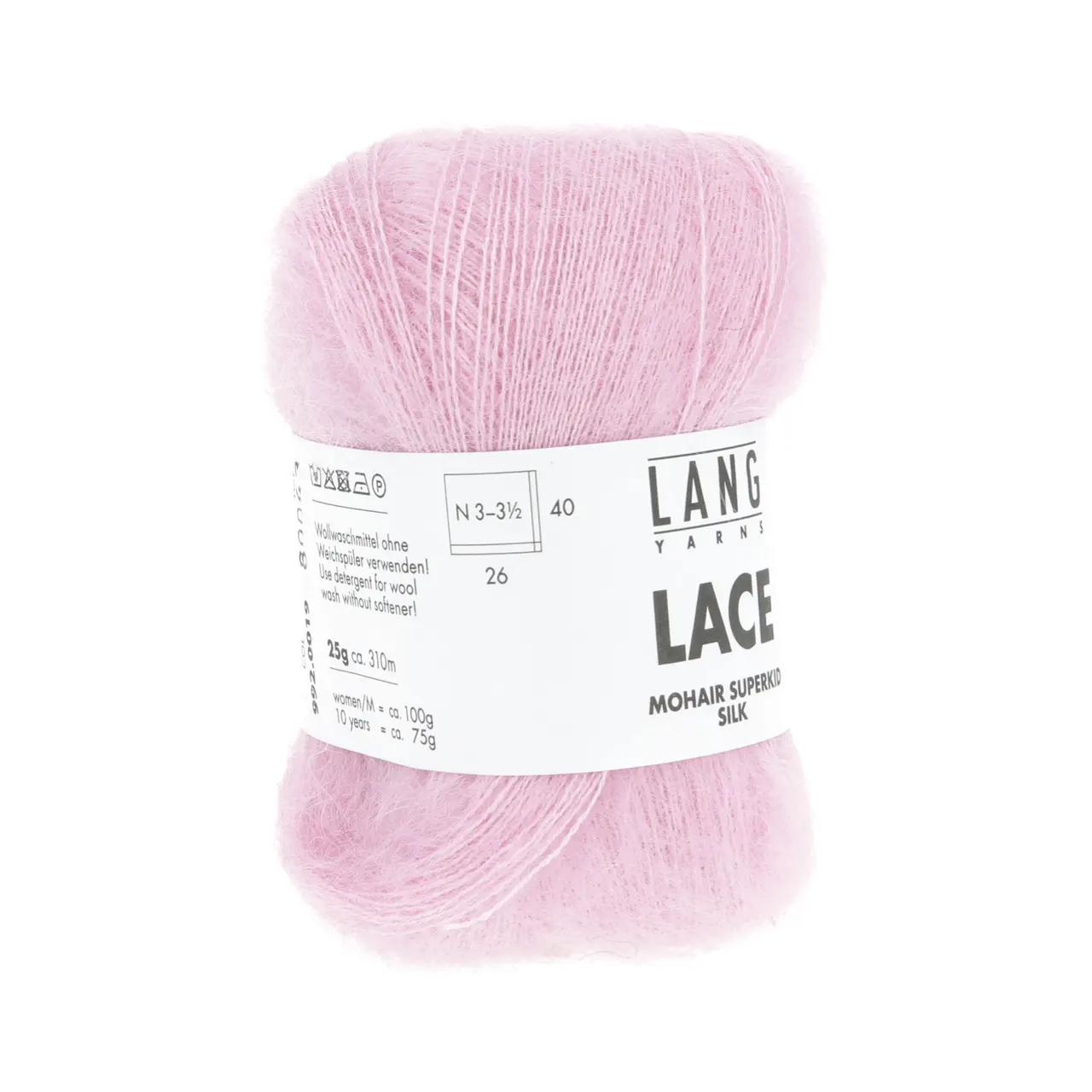 Lace 19 Orchidee von Lang Yarns. Wir haben uns auf die Suche nach dem feinsten und schönsten Mohair begeben. In Südafrika haben wir die hochwertigste Qualität gefunden. Diese wird bestimmt durch die Feinheit (Durchmesser)