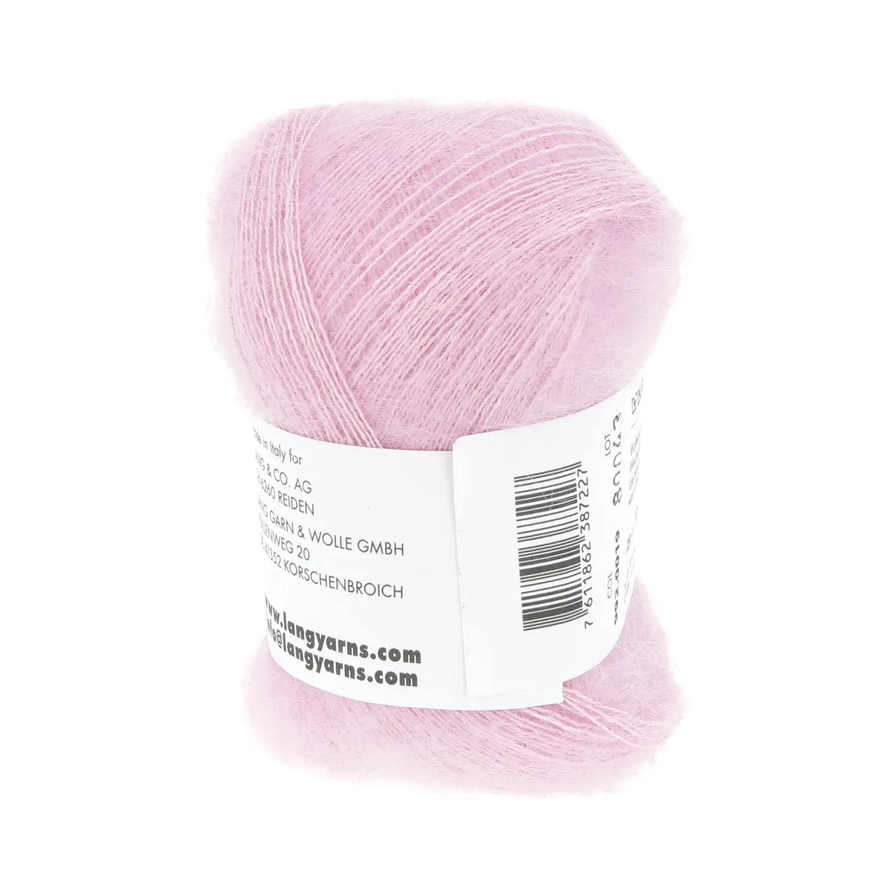 Lace 19 Orchidee von Lang Yarns. Wir haben uns auf die Suche nach dem feinsten und schönsten Mohair begeben. In Südafrika haben wir die hochwertigste Qualität gefunden. Diese wird bestimmt durch die Feinheit (Durchmesser)