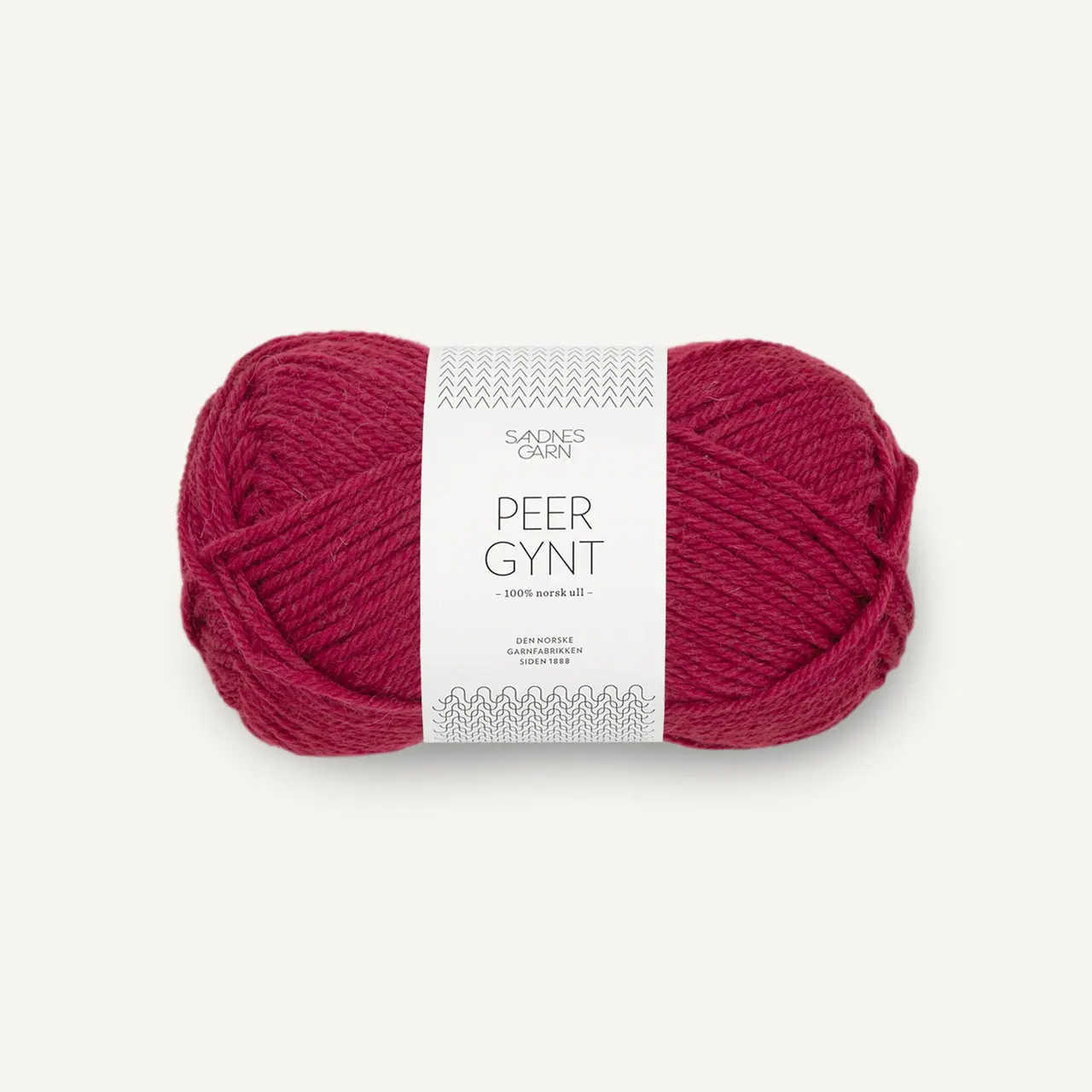 Peer Gynt 4255 Rumba Red von Sandnes Garn. Norwegische Wolle ist leicht und warm und trotzdem robust.