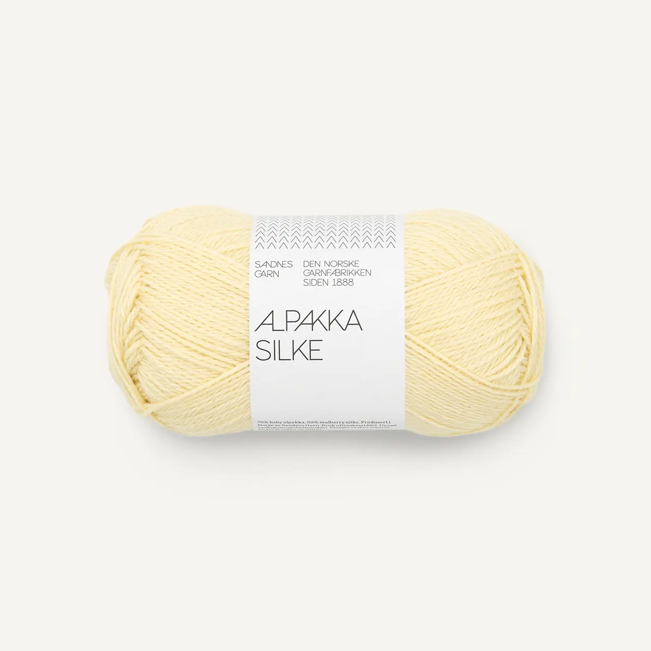 Alpakka Silke 2112 Soft Sunlight von Sandnes Garn. Eine herrlich weiche und exklusive Qualität.