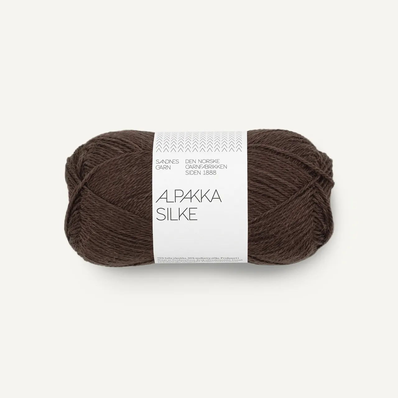 Alpakka Silke 3591 Chocolate Plum von Sandnes Garn. Eine herrlich weiche und exklusive Qualität.