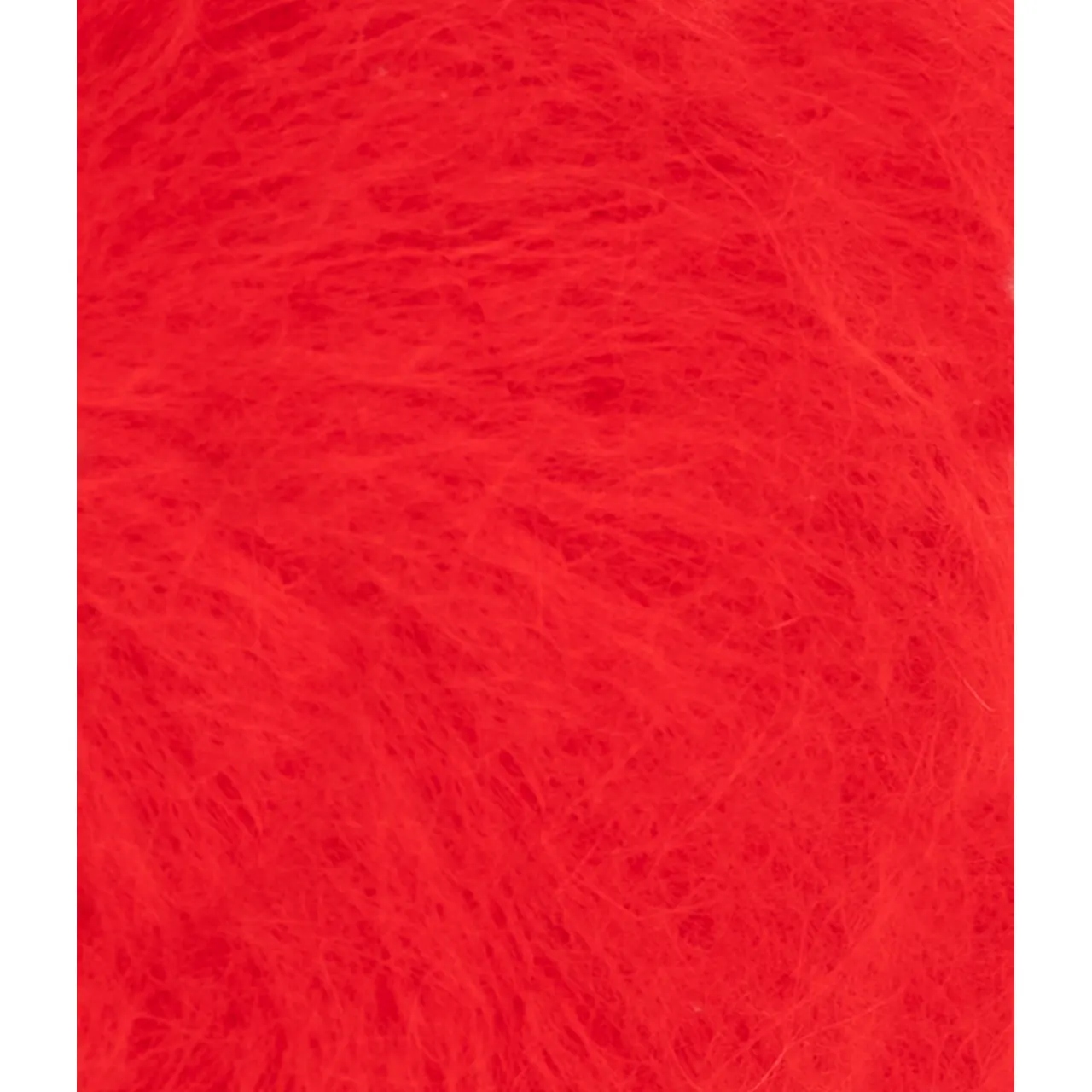 Ballerina Chunky Mohair 4018 Scarlet Rød von Sandnes Garn. Wunderschön weich und flauschig wie eine Wolke.