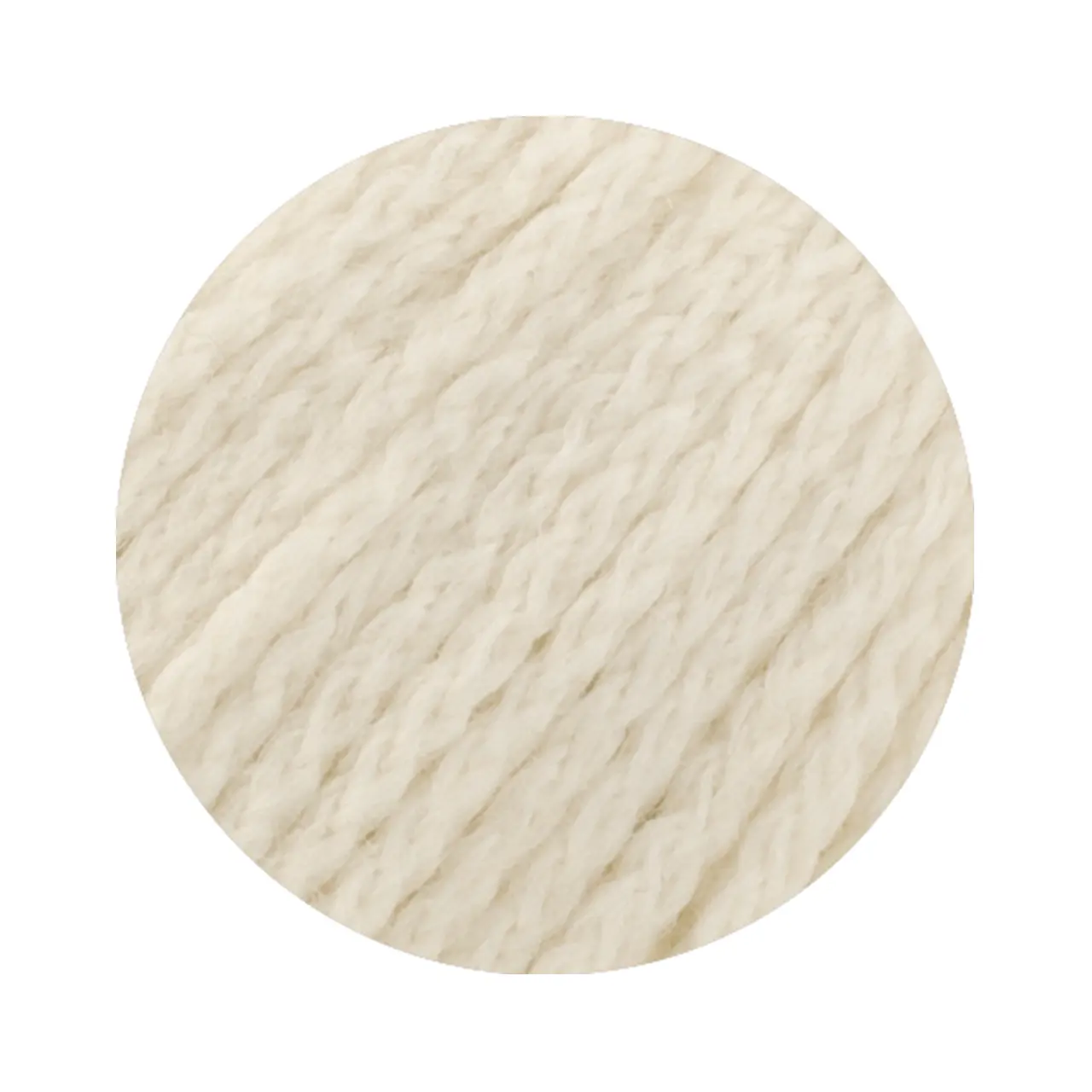 Baby Chain 16 Wollweiß von Lana Grossa. Kettengarn aus Merino & Baby Alpaka
