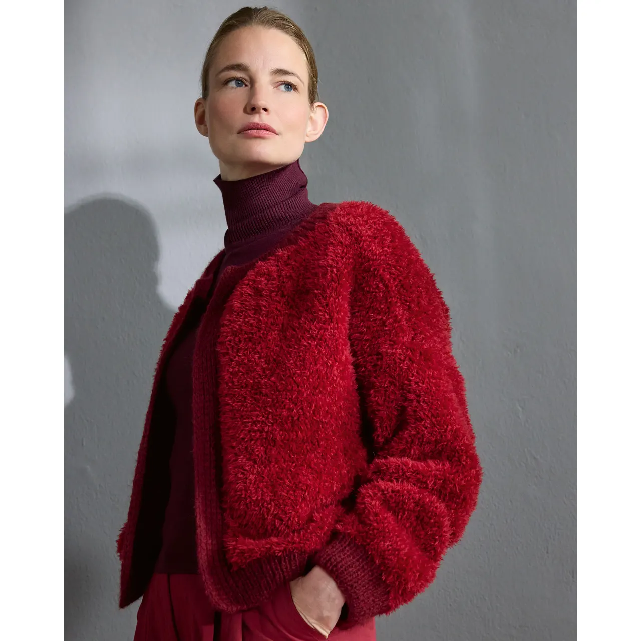Strickmodell aus Journal No. 72 - Blouson aus Pelliccia und Brigitte No. 2