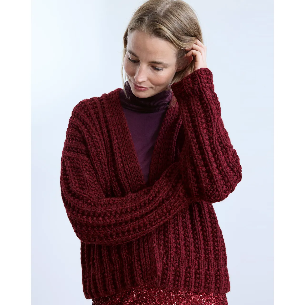 Strickmodell aus Journal No. 72 - Cardigan aus Baby Chain