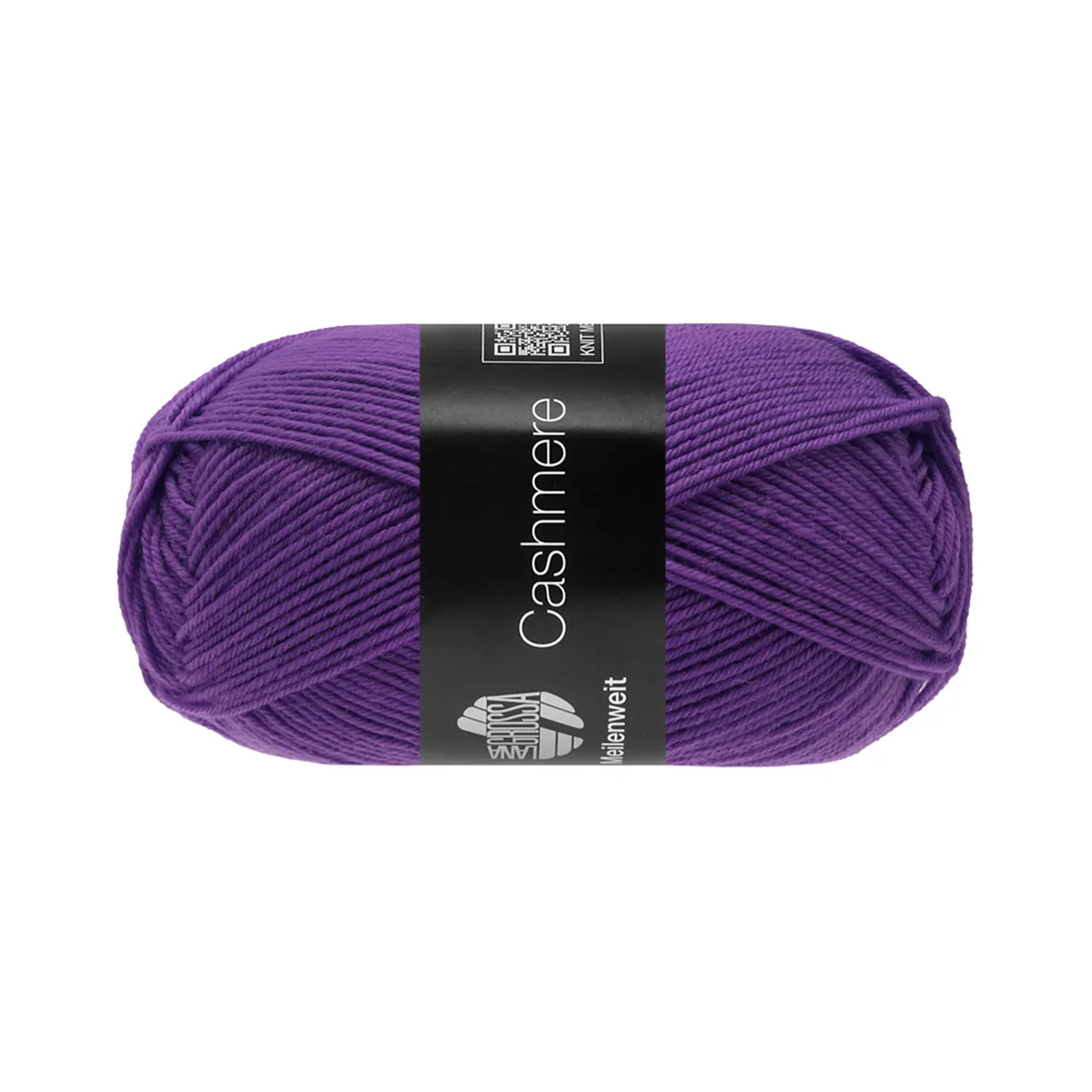 Meilenweit 50 Cashmere 76 Violett von Lana Grossa. Sockenklassiker waschmaschinenfest