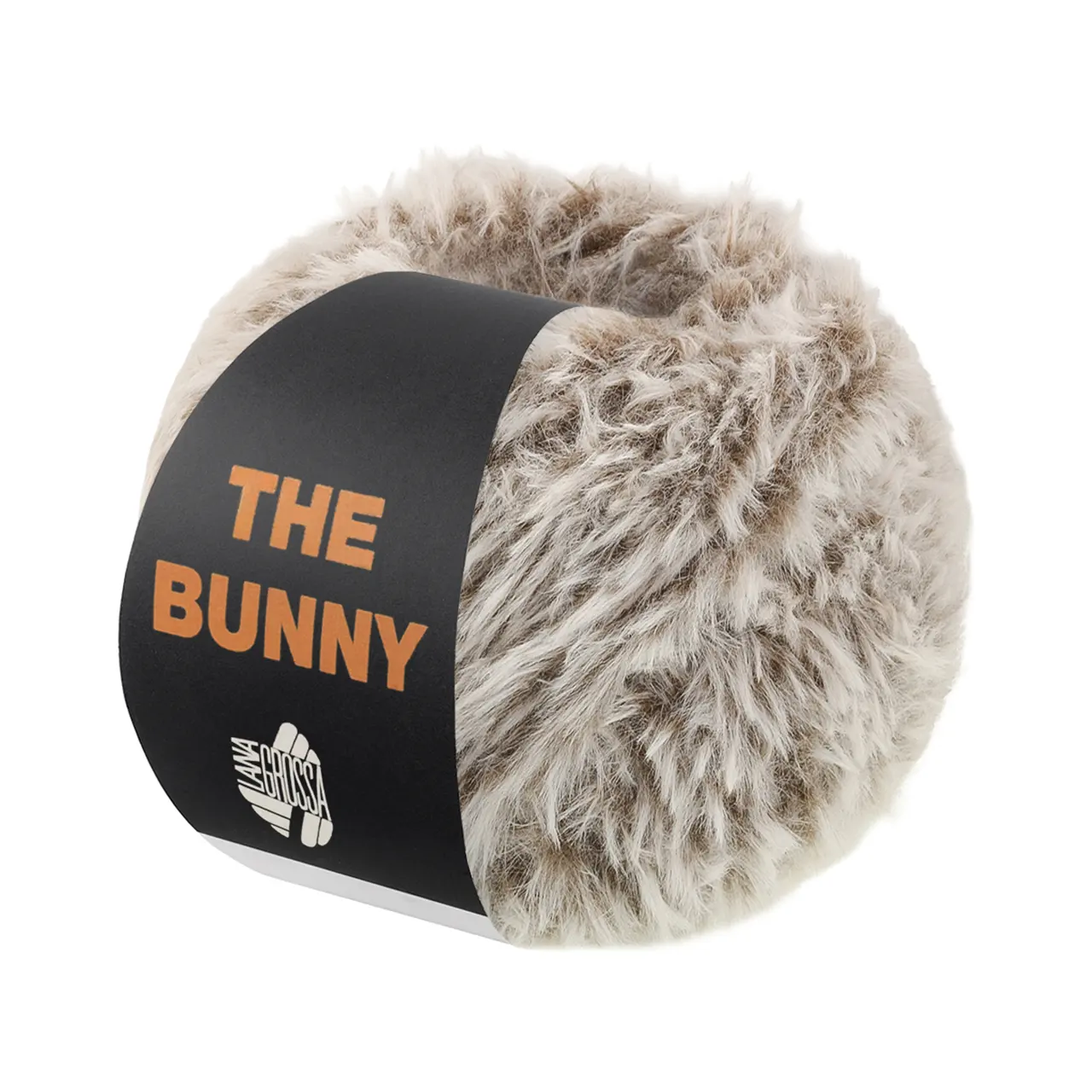 The Bunny 10 Rohweiß/Dunkelbraun von Lana Grossa. Unser aufregendes Pelzeffektgarn für Accessoires & Dekoartikel