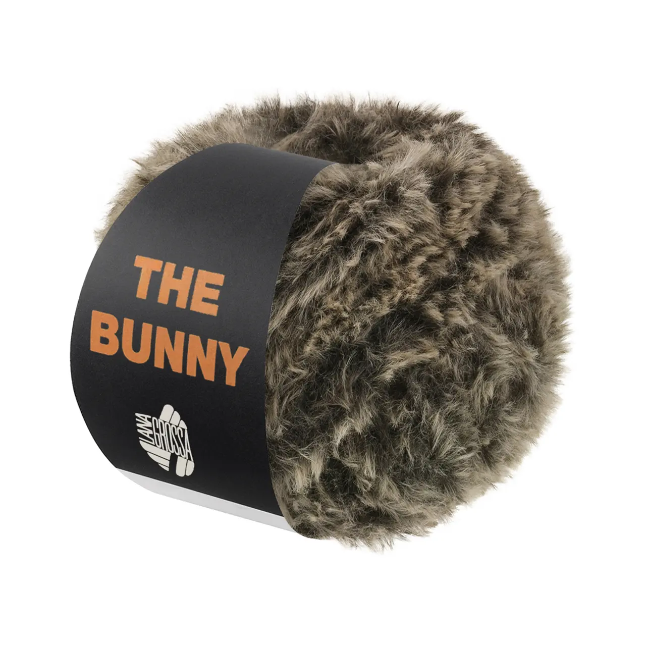 The Bunny 11 Grau-/Dunkelgrün von Lana Grossa. Unser aufregendes Pelzeffektgarn für Accessoires & Dekoartikel