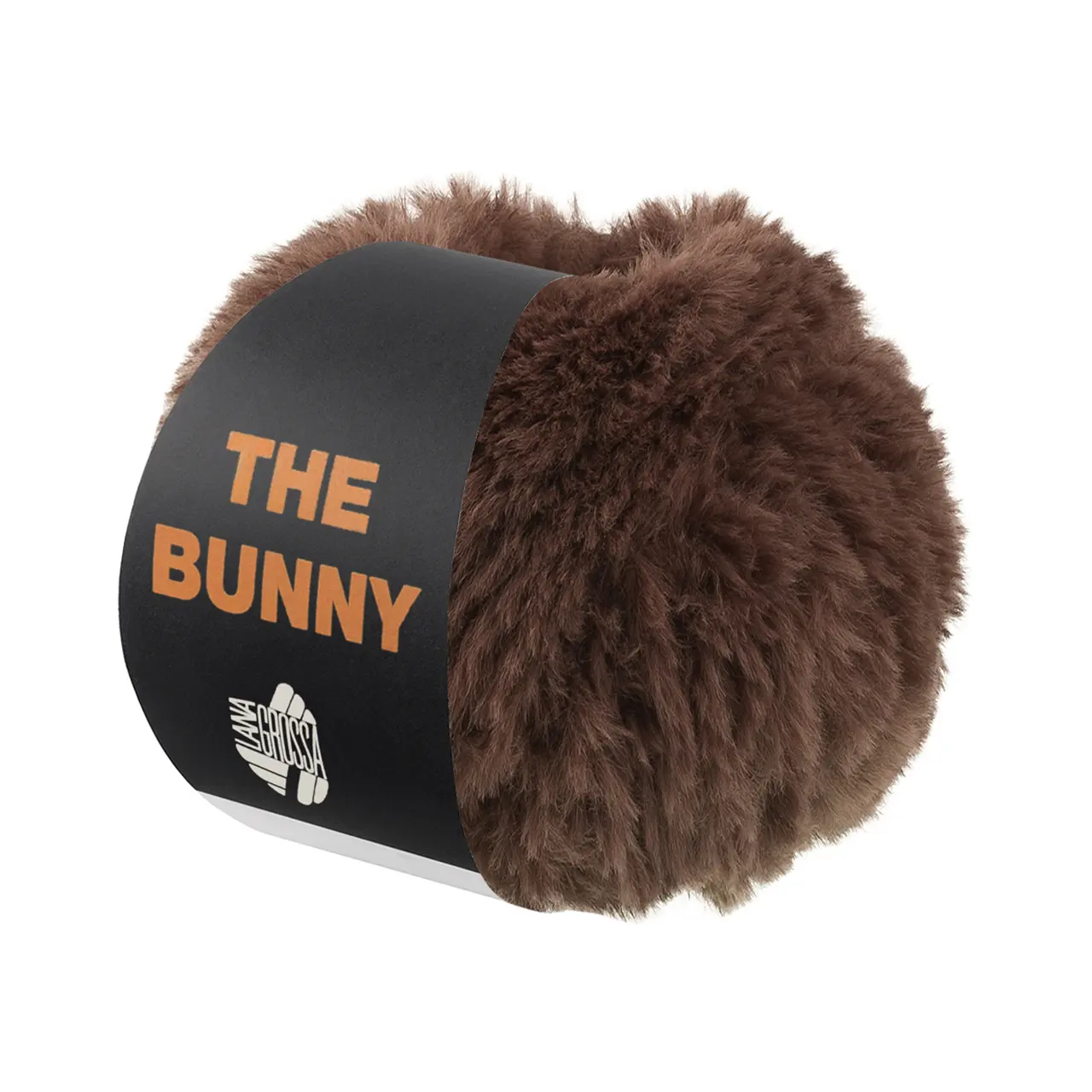 The Bunny 5 Dunkelbraun von Lana Grossa. Unser aufregendes Pelzeffektgarn für Accessoires & Dekoartikel