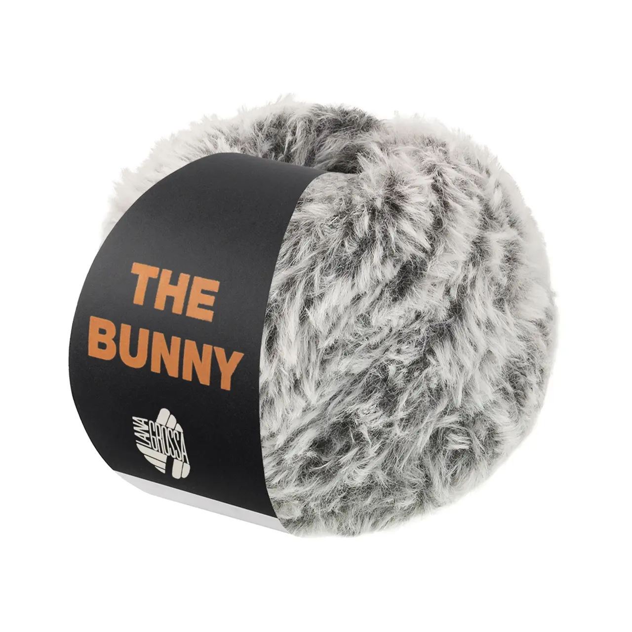 The Bunny 7 Hell-/Dunkelgrau von Lana Grossa. Unser aufregendes Pelzeffektgarn für Accessoires & Dekoartikel