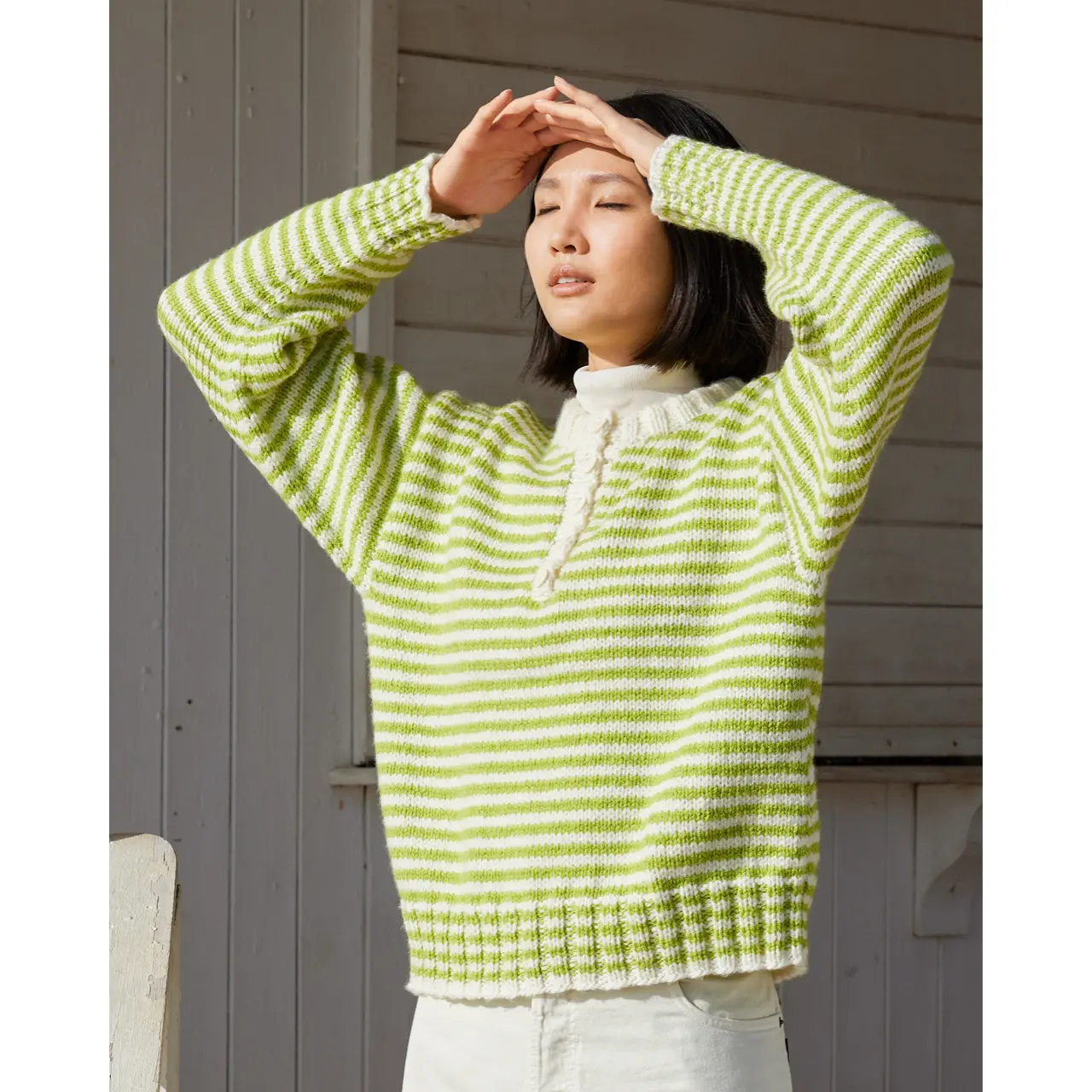 Strickmodell aus Wooladdicts No. 17 - Sweater aus Memory