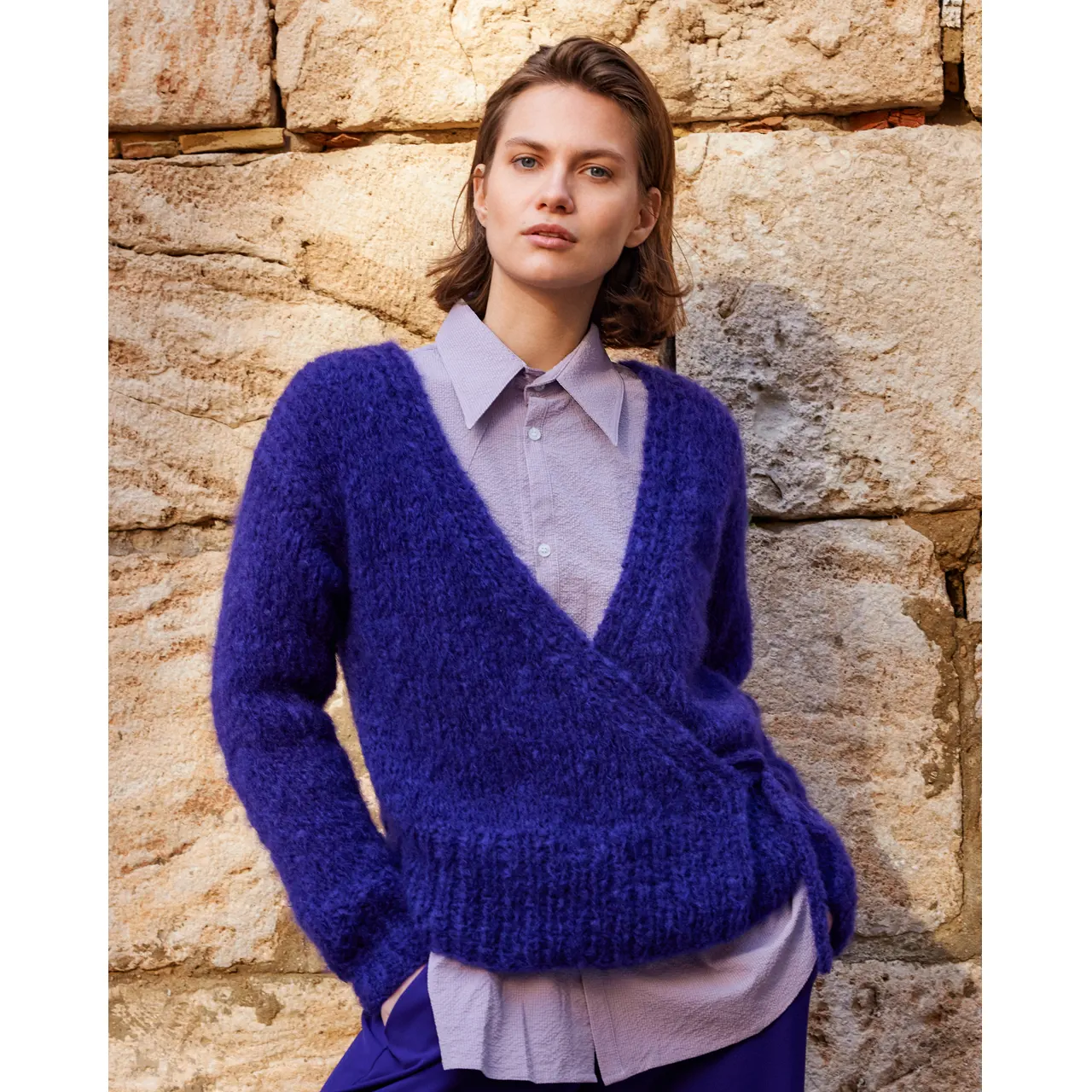 Strickmodell aus Wooladdicts No. 17 - Wrap Cardigan aus Desire