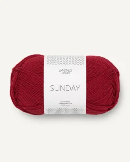 <span class="yarn-title">Sunday</span> <span class="yarn-color">4236 Dyp Rød</span>