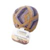 Lungauer Sockenwolle mit Seide 415-20 Blau-Beige