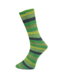 Mally Socks Red Nose <br />Clown 10 Gelb-Grün-Grau-Schwarz