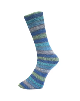 Mally Socks Red Nose <br />Clown 14 Blau-Grün-Türkis-Lila-Grau