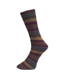 Mally Socks Red Nose <br />Clown 15 Beige-Bordeax-Braun-Grau