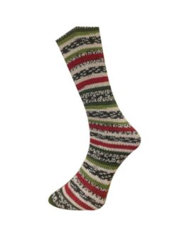 Mally Socks XMAS <br />23.12.23 Natur-Rot-Grün-Dunkelblau-Dunkelgrün