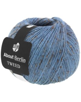 About Berlin Tweed <br>903 Graublau meliert