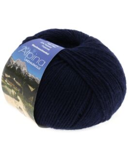 Alpina Landhauswolle <br  />8 Nachtblau