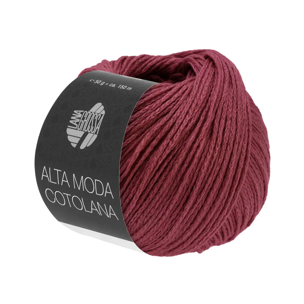 Alta Moda Cotolana 59 Orientrot von Lana Grossa. Edles Kettengarn aus Merino und Pima Baumwolle