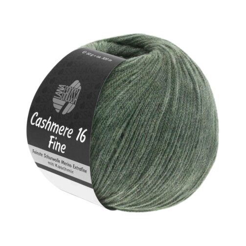 Cashmere 16 Fine 34 Graugrün