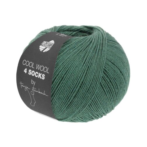 Cool Wool 4 Socks Uni 7702 Graugrün