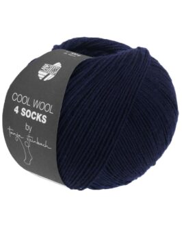 Cool Wool 4 Socks Uni <br>7705 Nachtblau