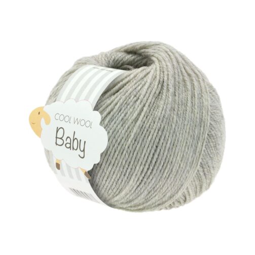 Cool Wool Baby Uni 206 Hellgrau meliert