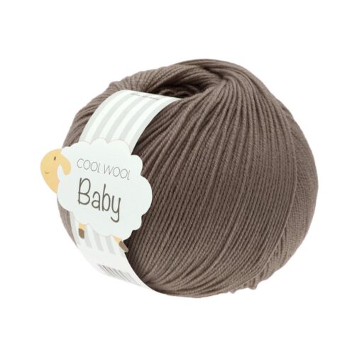 Cool Wool Baby Uni 211 Graubraun