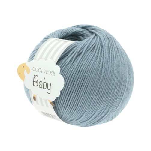 Cool Wool Baby Uni 264 Graublau