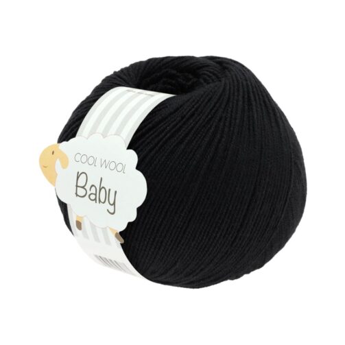 Cool Wool Baby Uni 278 Schwarz