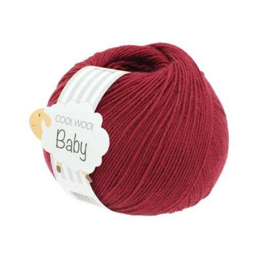 Cool Wool Baby Uni 281 Weinrot