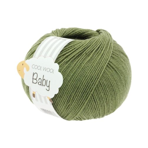 Cool Wool Baby Uni 287 Dunkeloliv