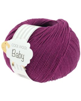Cool Wool Baby Uni <br/>296 Rotviolett