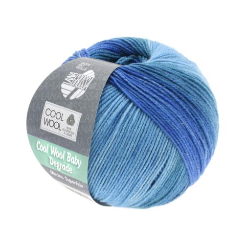 Cool Wool Baby Dégradé 504 Jeans/Tauben-/Veilchenblau