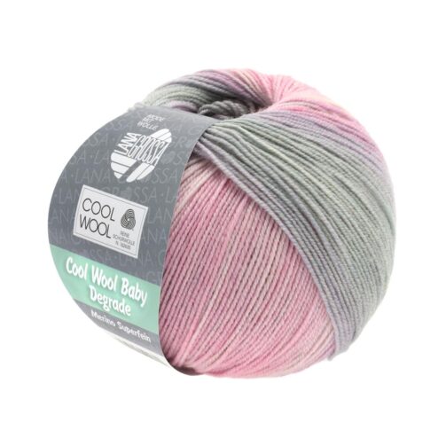 Cool Wool Baby Dégradé 508 Zartrosa/Nelke/Hellgrau/Flieder