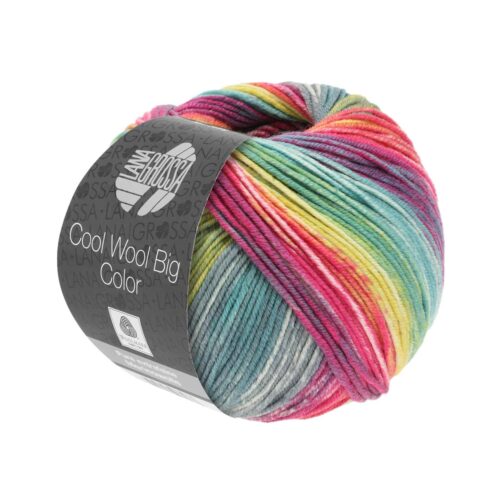 Cool Wool Big Color 4019 Khaki/Gelb/Orangerot/Pink/Beere/Ecru/Mint
