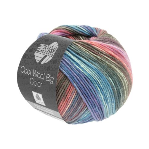 Cool Wool Big Color 4022 Fuchsia/Antikviolett/Petrol/Ecru/Flieder/Lila