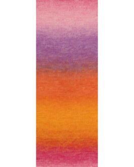 Cool Wool Big Color <br>4039 Pink/<wbr>Orange/<wbr>Sandgelb/<wbr>Rost/<wbr>Graulila