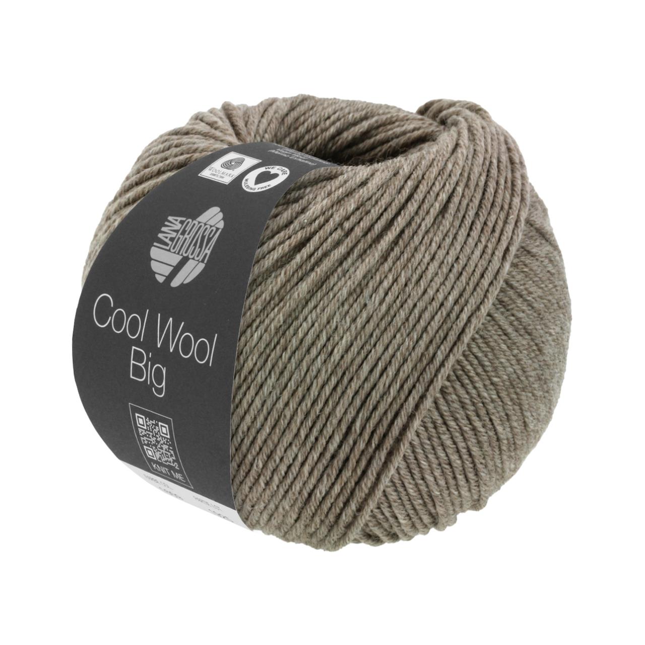 Cool Wool Big Mélange 1621 Graubraun Meliert