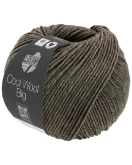 Cool Wool Big Mélange <br>1622 Dunkelbraun Meliert