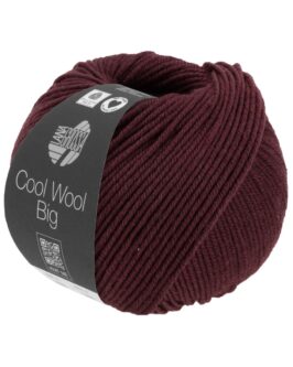 Cool Wool Big Mélange <br>1606 Schwarzrot Meliert